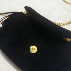 Velvet evening bag